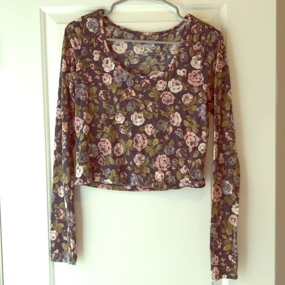 Floral crop top